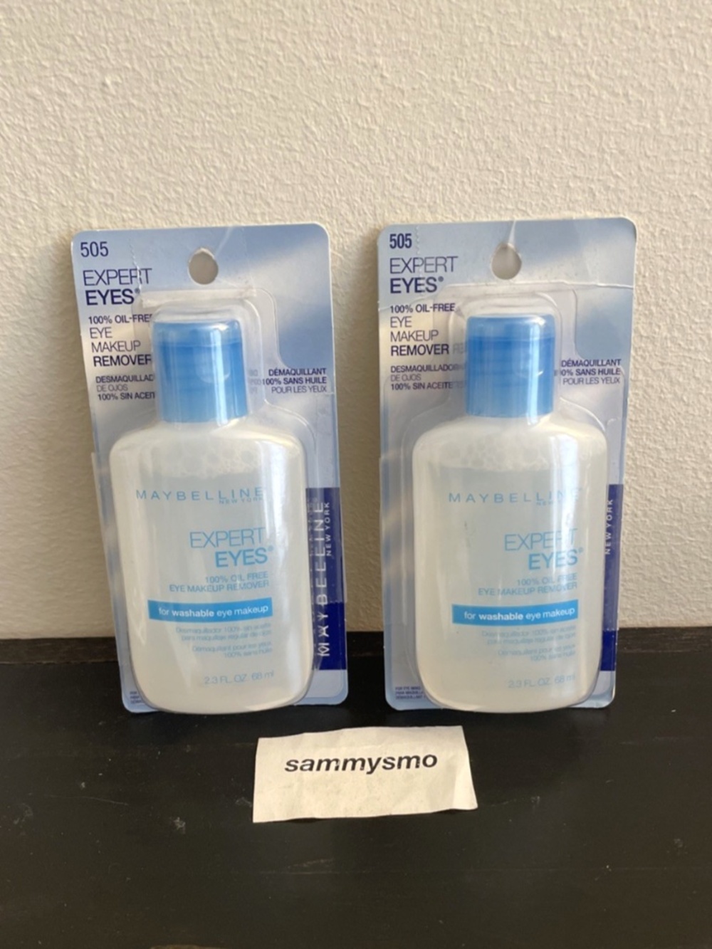 Maybelline Expert Eyes Oil Free Eye Makeup Remover 505, 2.3 oz., x2